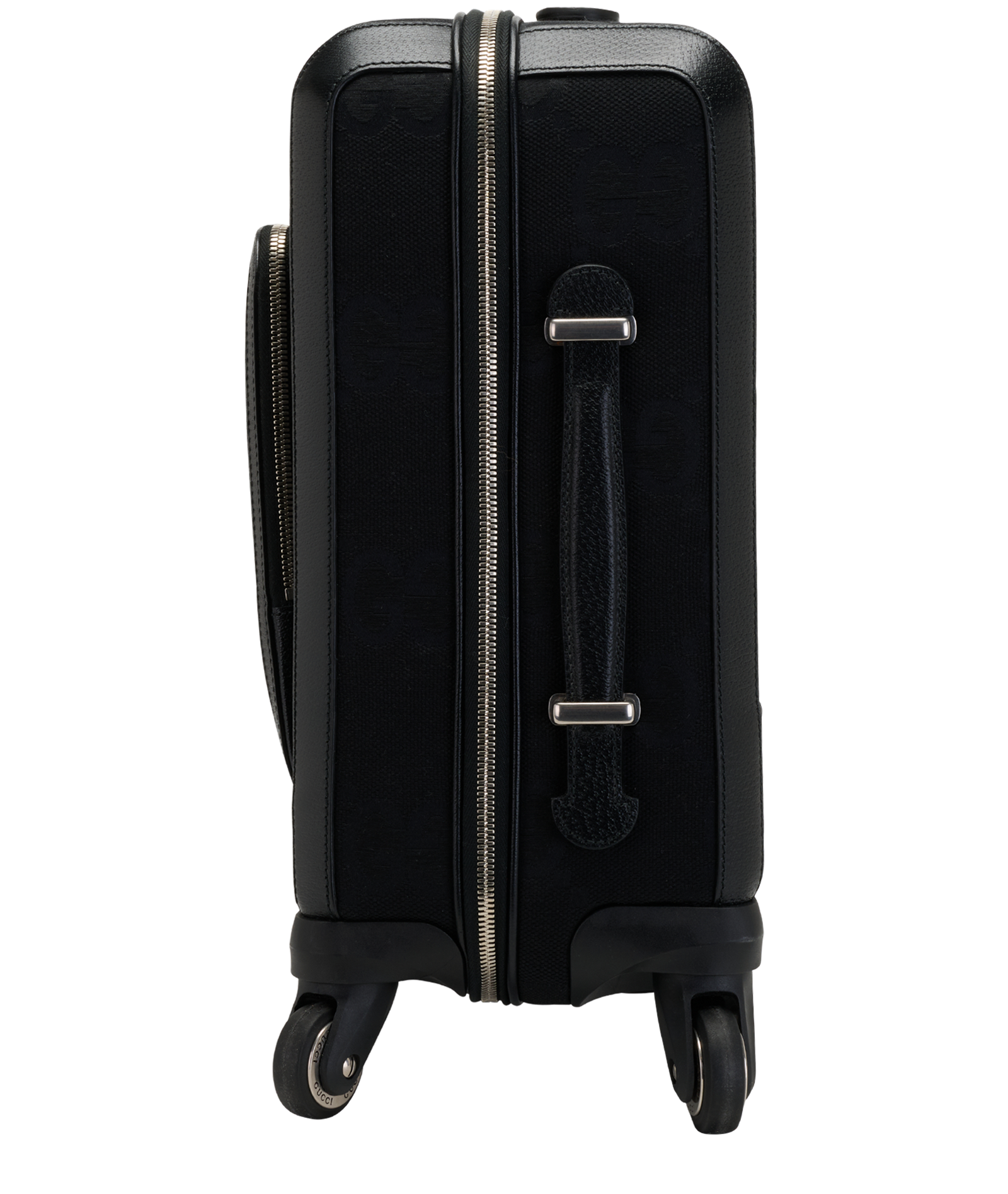 GG Cabin Trolley, &pound;1,100, Handbags, Black, Canvas, Bottom view